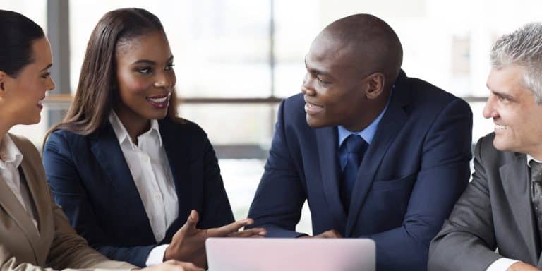 business partners in Ghana