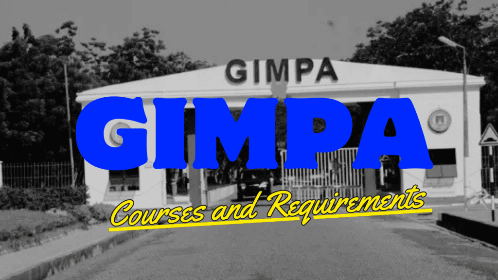 OFFICIAL LIST OF GIMPA COURSES REQUIREMENTS AND FEES visual data 2