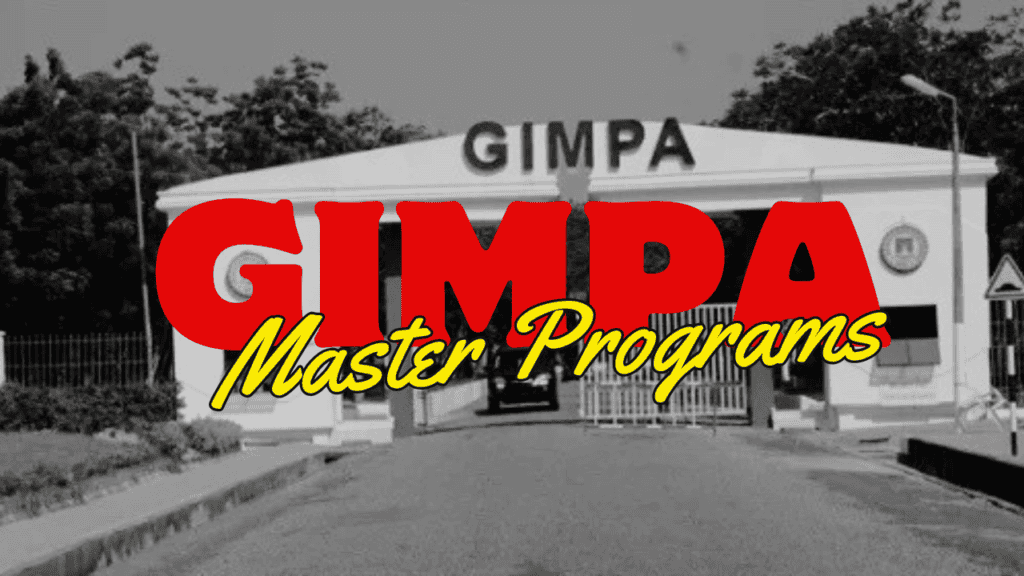 gimpa masters program